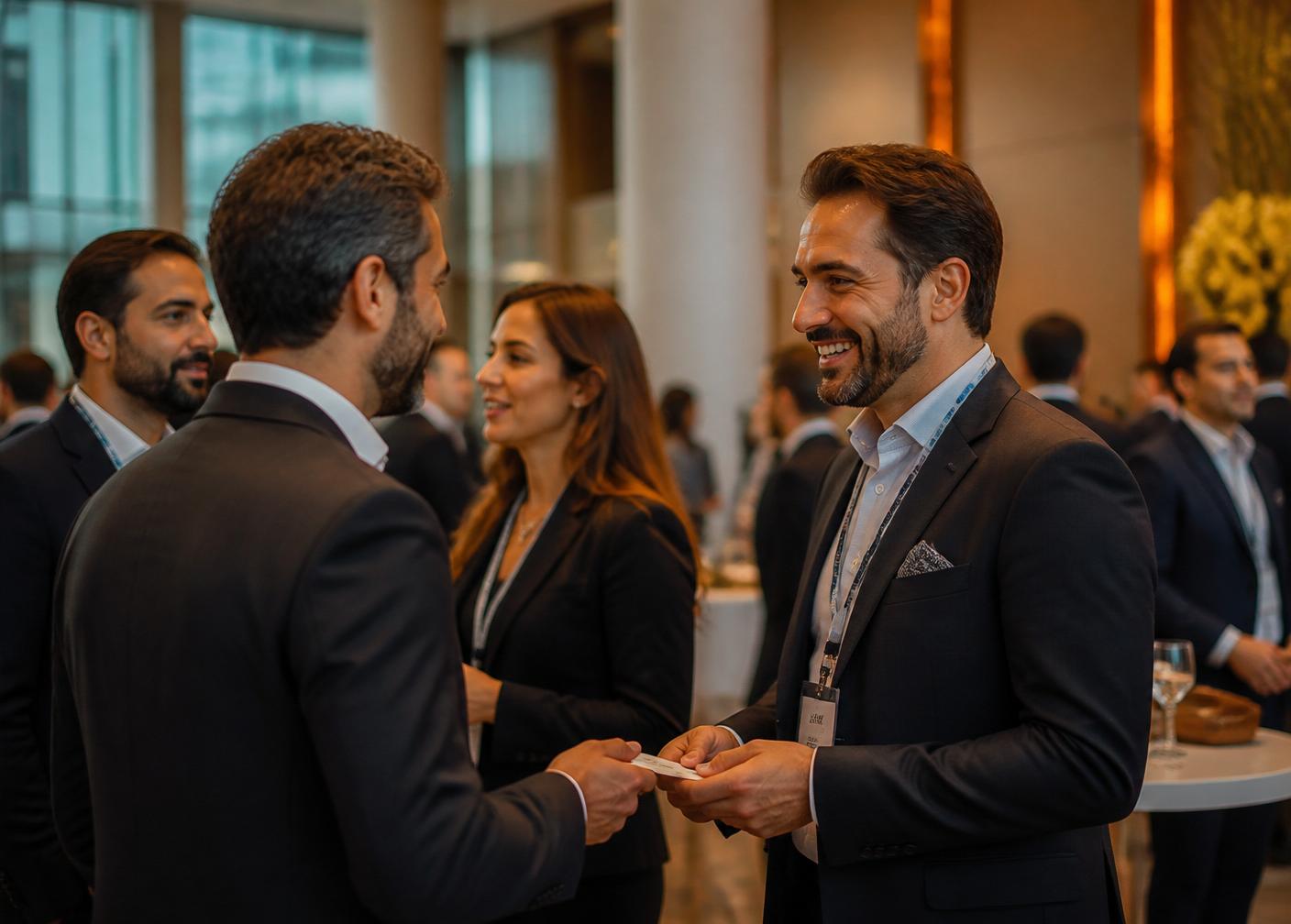 Empresários em encontro de networking do Propulsor Comercial